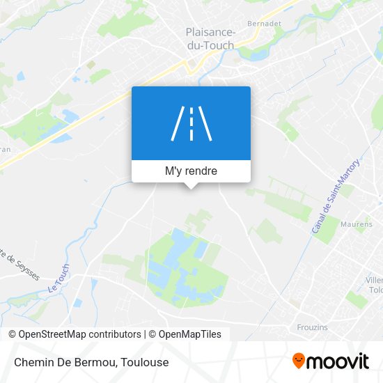 Chemin De Bermou plan