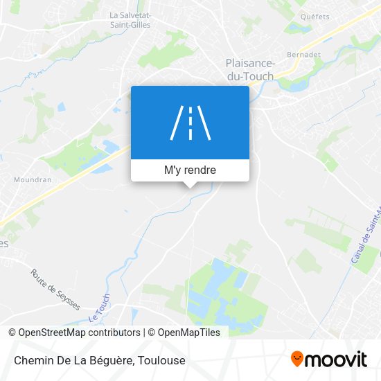 Chemin De La Béguère plan