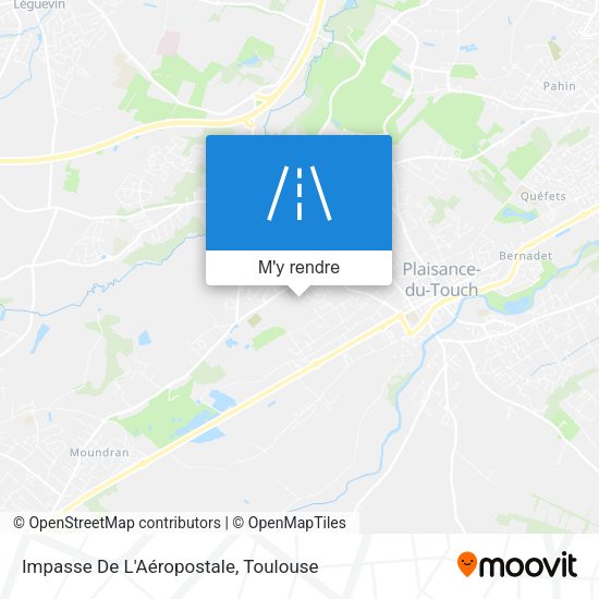 Impasse De L'Aéropostale plan