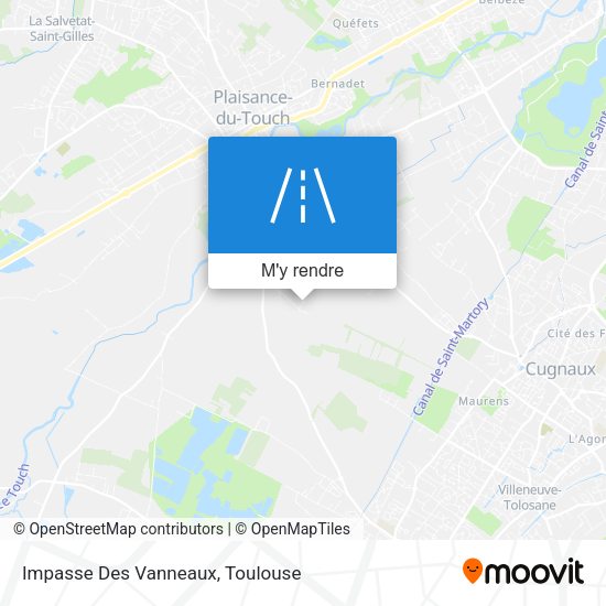 Impasse Des Vanneaux plan