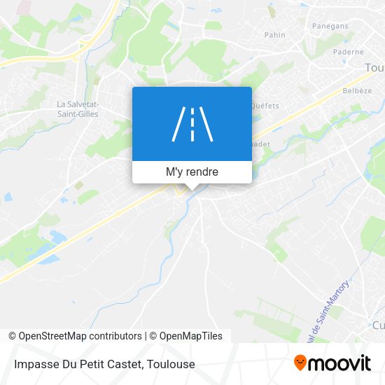 Impasse Du Petit Castet plan