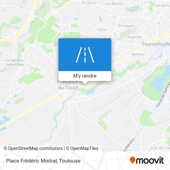 Place Frédéric Mistral plan