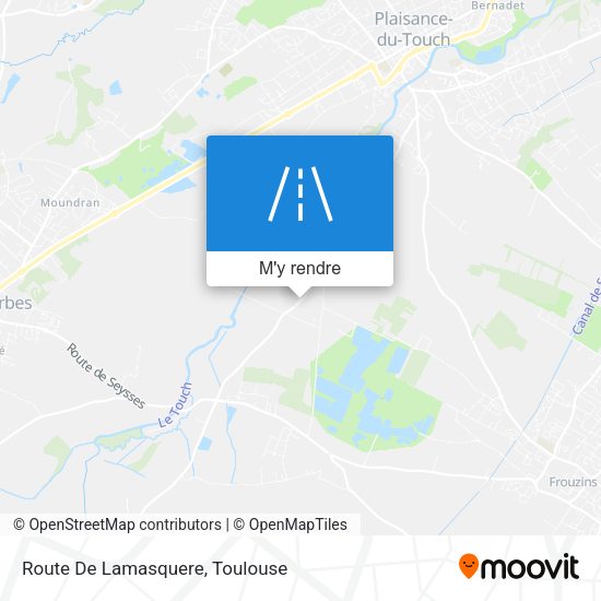 Route De Lamasquere plan