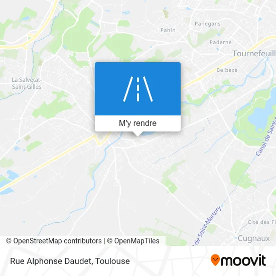 Rue Alphonse Daudet plan