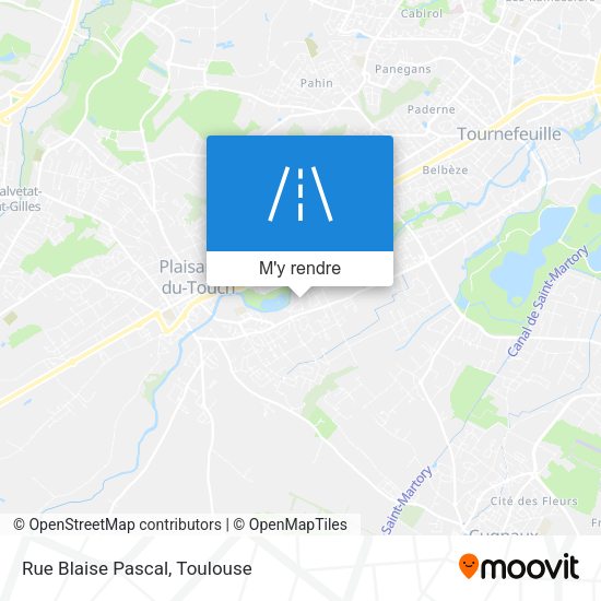 Rue Blaise Pascal plan
