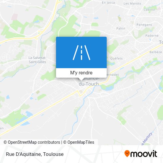 Rue D'Aquitaine plan