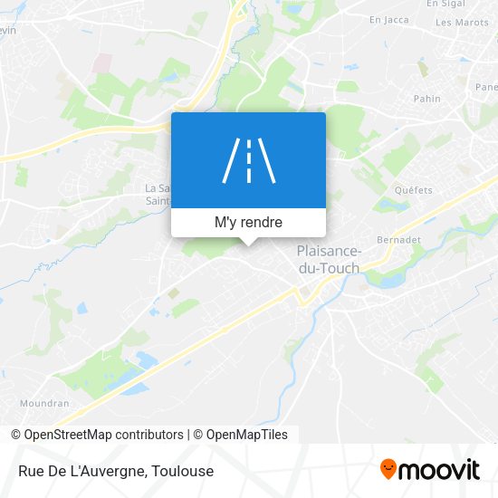 Rue De L'Auvergne plan
