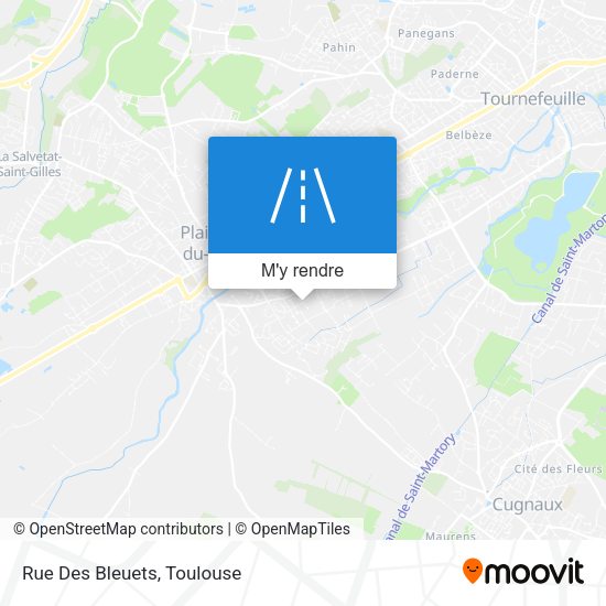 Rue Des Bleuets plan