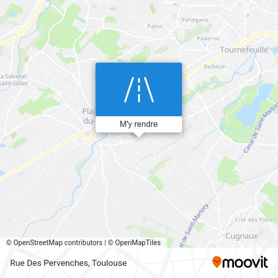 Rue Des Pervenches plan