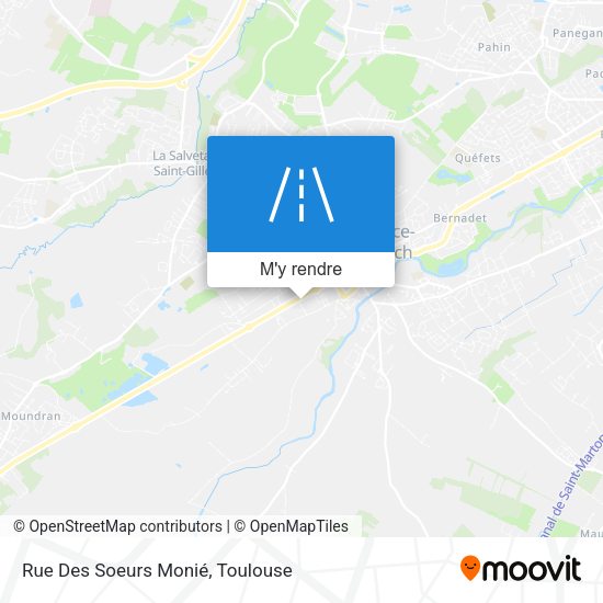 Rue Des Soeurs Monié plan