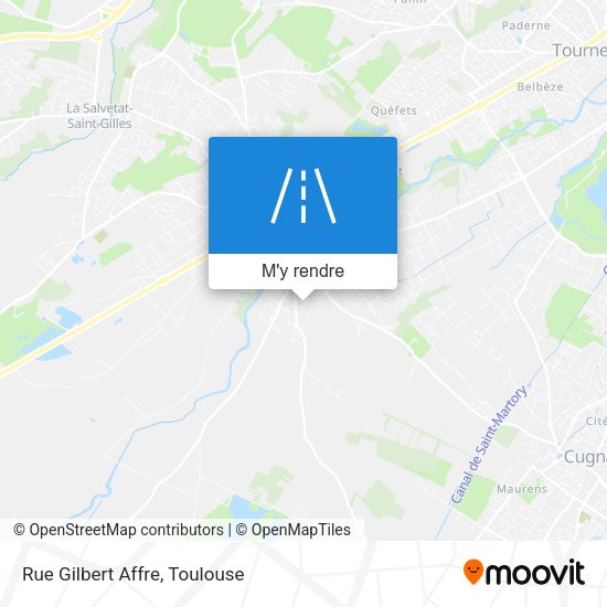 Rue Gilbert Affre plan
