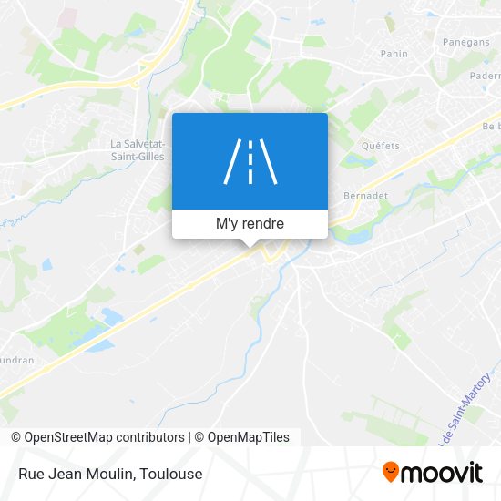 Rue Jean Moulin plan