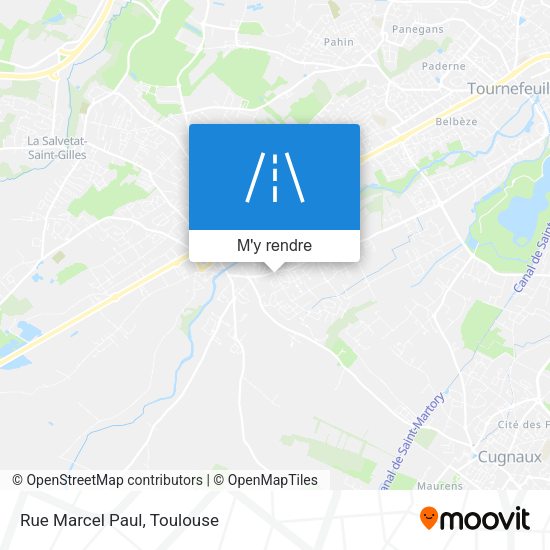 Rue Marcel Paul plan