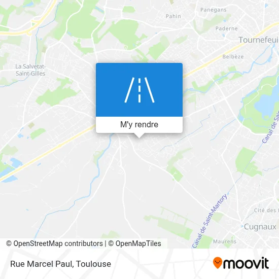 Rue Marcel Paul plan