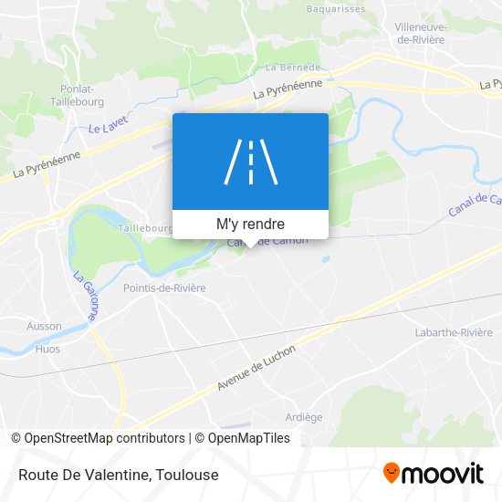 Route De Valentine plan