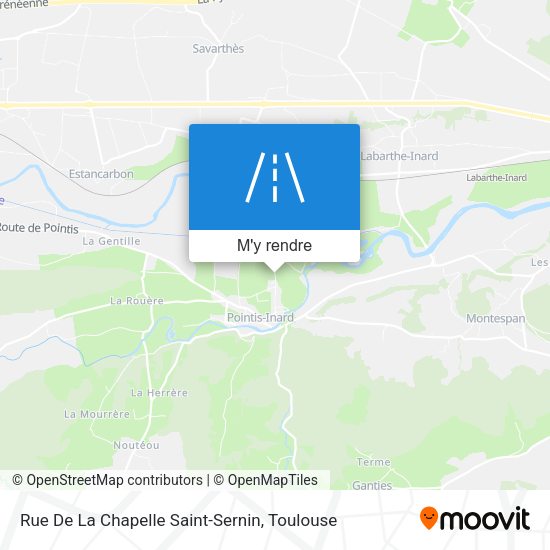 Rue De La Chapelle Saint-Sernin plan
