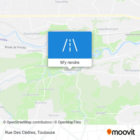 Rue Des Cèdres plan