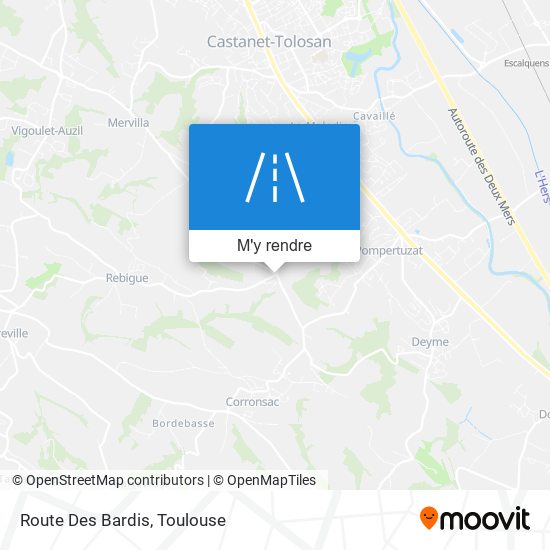 Route Des Bardis plan