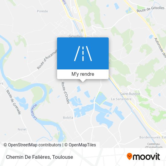 Chemin De Falières plan