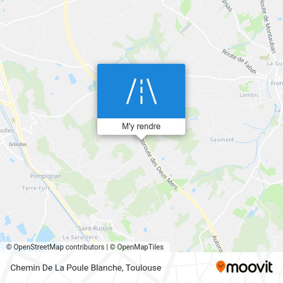 Chemin De La Poule Blanche plan