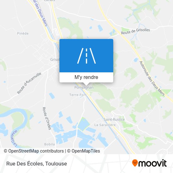 Rue Des Écoles plan