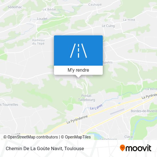 Chemin De La Goûte Navit plan