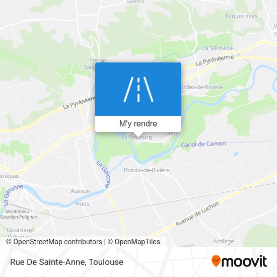 Rue De Sainte-Anne plan