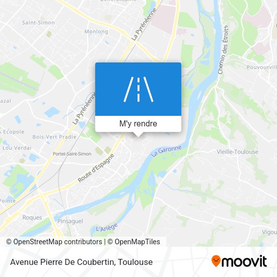 Avenue Pierre De Coubertin plan
