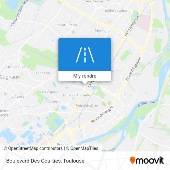 Boulevard Des Courties plan
