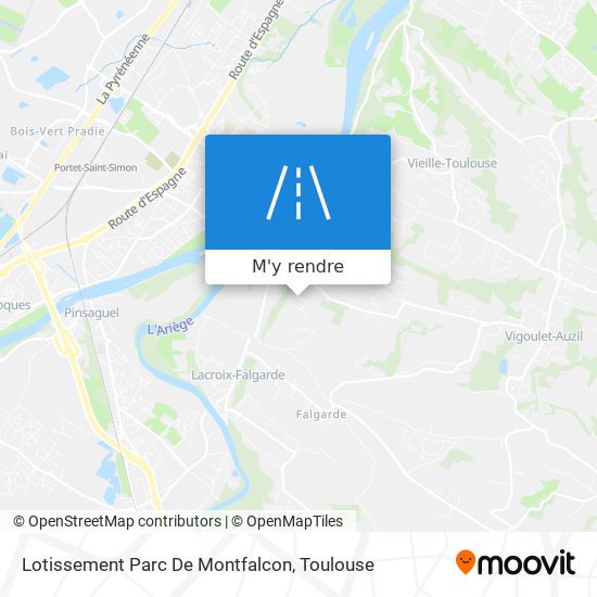 Lotissement Parc De Montfalcon plan