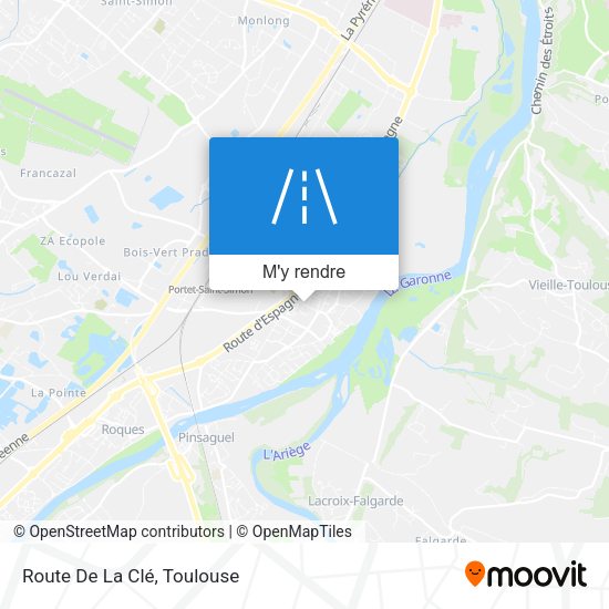 Route De La Clé plan