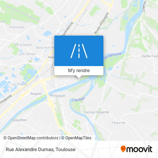 Rue Alexandre Dumas plan