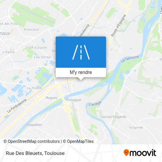 Rue Des Bleuets plan