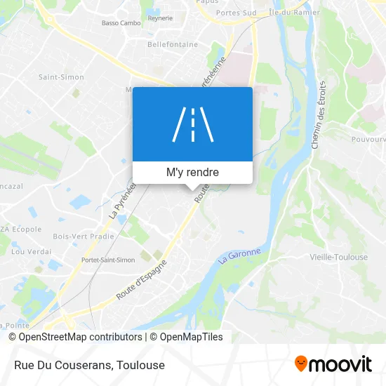 Rue Du Couserans plan