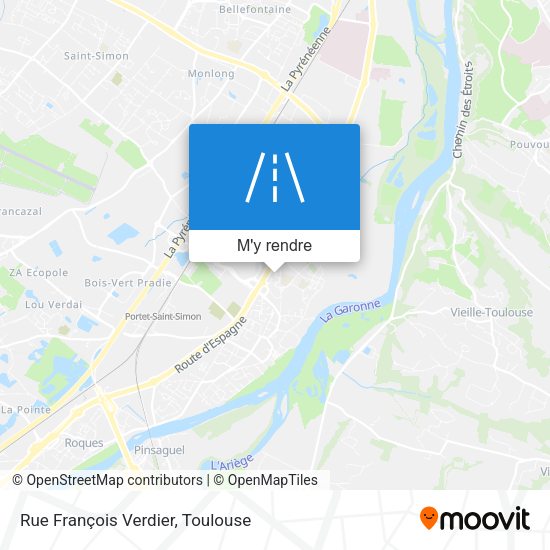Rue François Verdier plan