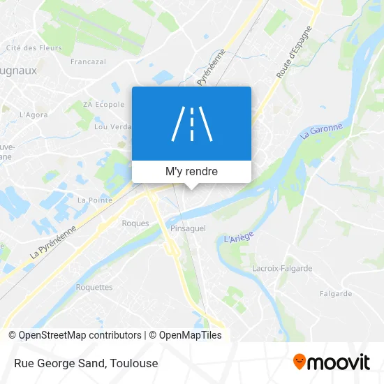 Rue George Sand plan