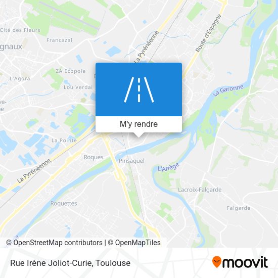 Rue Irène Joliot-Curie plan