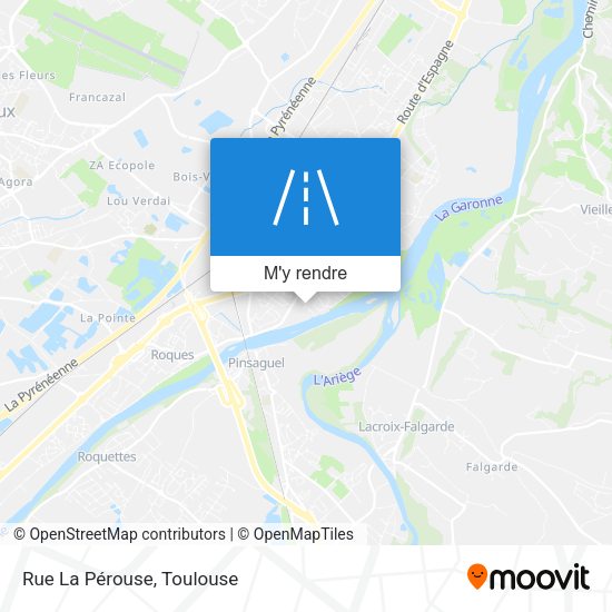 Rue La Pérouse plan