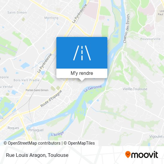Rue Louis Aragon plan