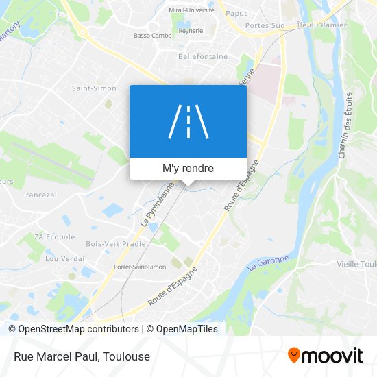 Rue Marcel Paul plan