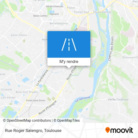 Rue Roger Salengro plan