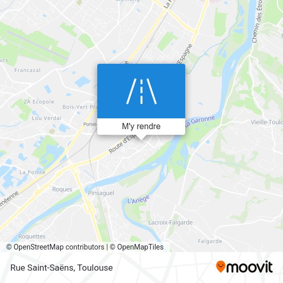 Rue Saint-Saëns plan