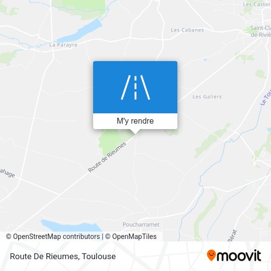 Route De Rieumes plan