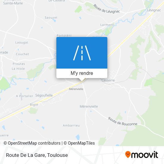 Route De La Gare plan