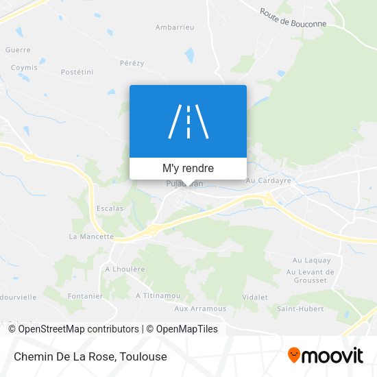Chemin De La Rose plan