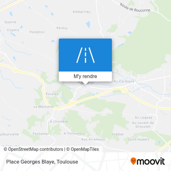 Place Georges Blaye plan