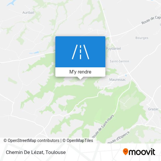 Chemin De Lézat plan