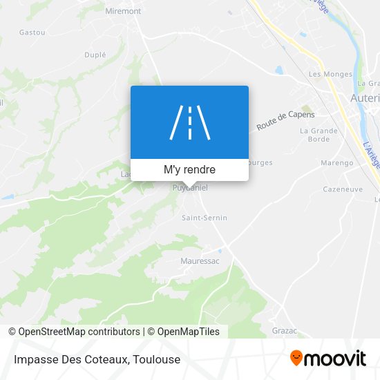 Impasse Des Coteaux plan