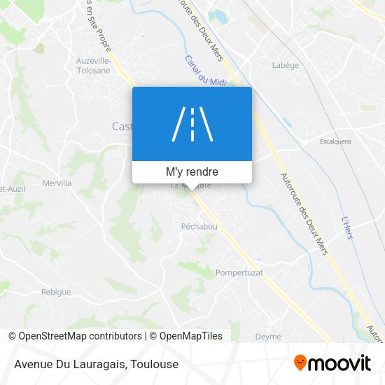 Avenue Du Lauragais plan
