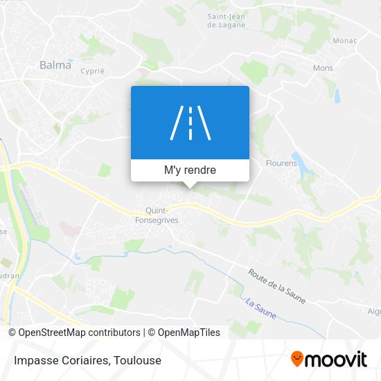 Impasse Coriaires plan